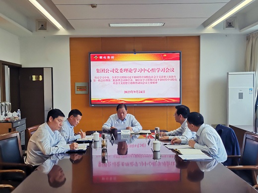 集團公司黨委理論學習中心組學習貫徹習近平新時代中國特色社會主義思想主題教育第一批總結(jié)暨第二批部署會議精神