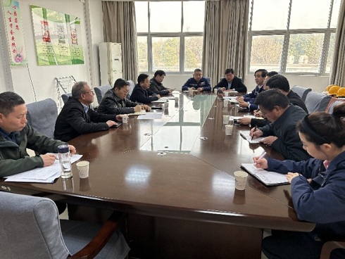 市領(lǐng)導(dǎo)來集團公司調(diào)研工作