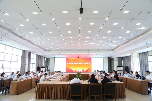 市領(lǐng)導(dǎo)調(diào)研銅化集團(tuán)工作座談會(huì)召開