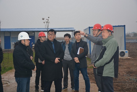 市領(lǐng)導(dǎo)來公司調(diào)研重點(diǎn)項目